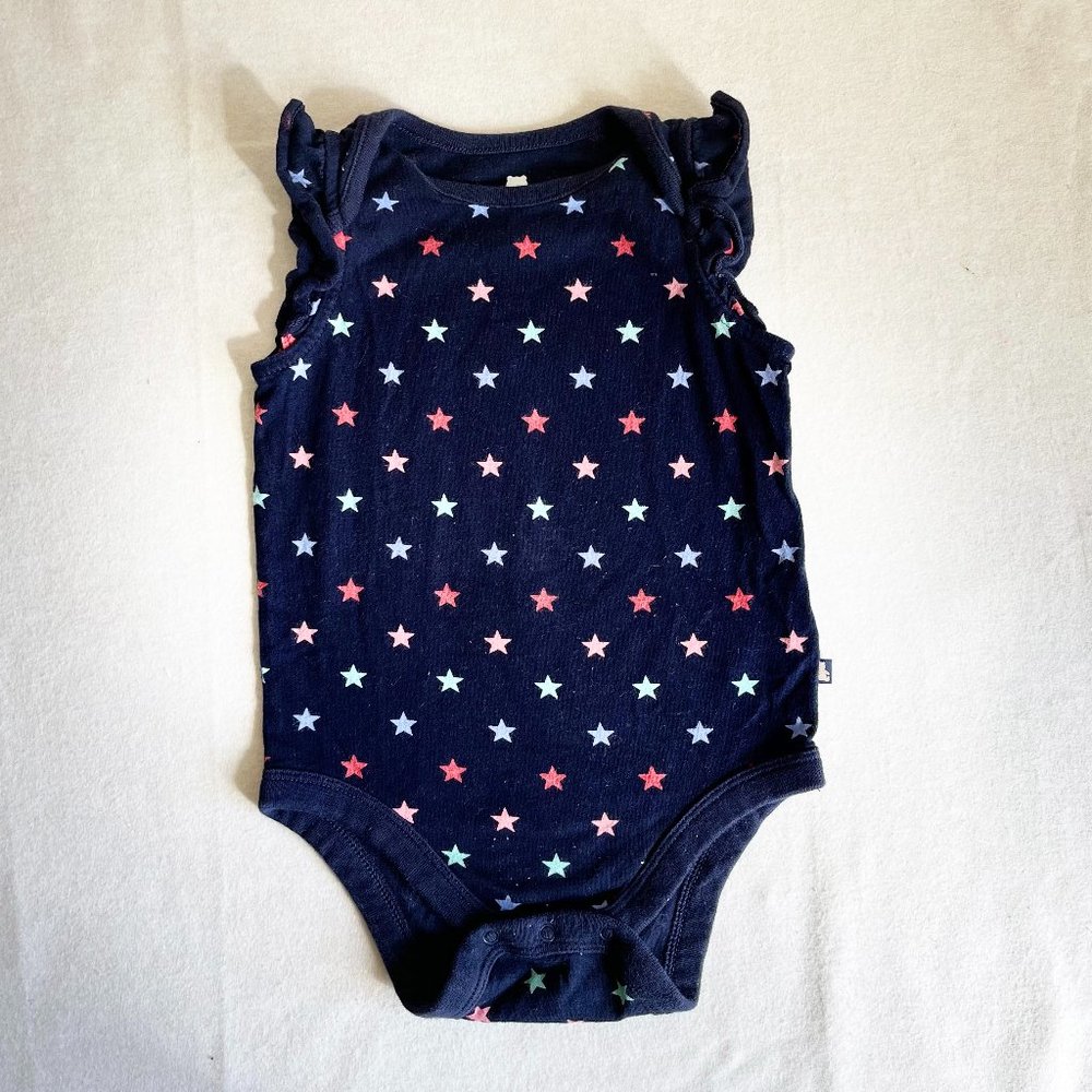 GAP Baby Girl Navy Dots Body Suits 6-12 months